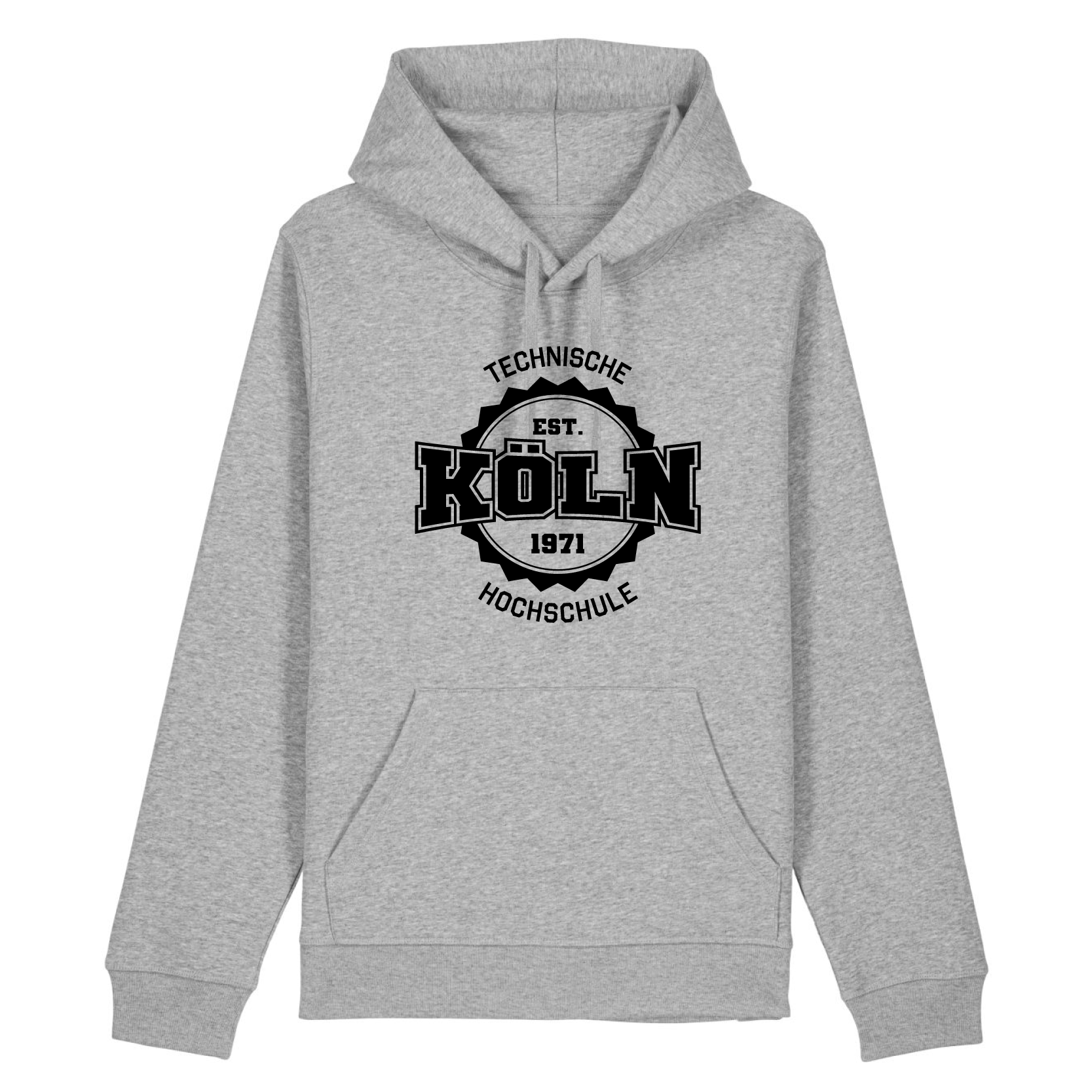 Kapuzenpullover, grau