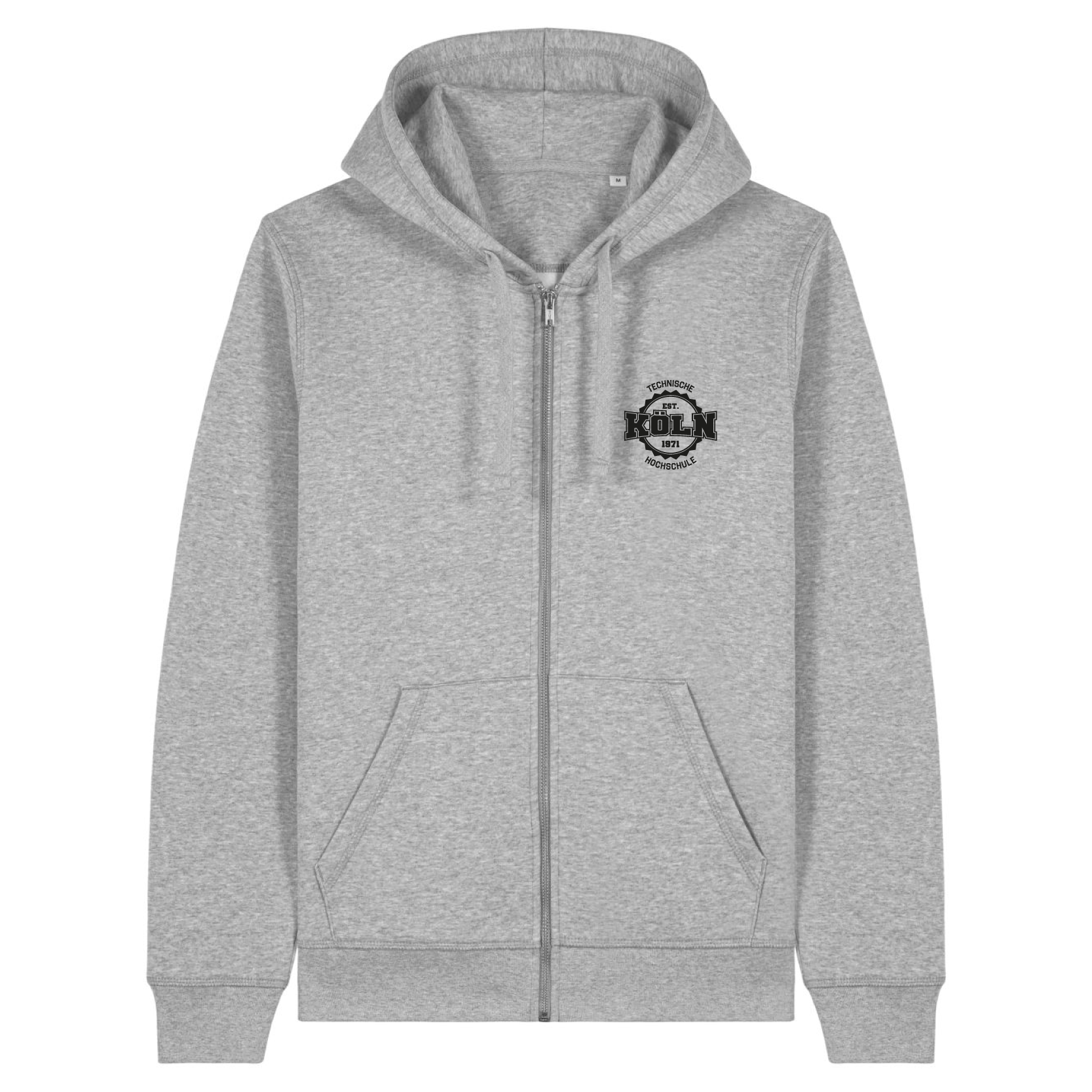 Zipp-Jacke, grau