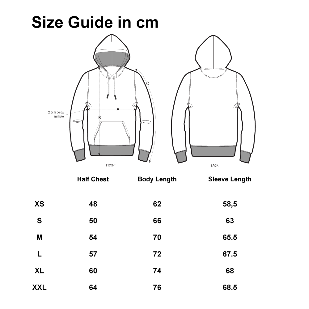 Kapuzenpullover, grau